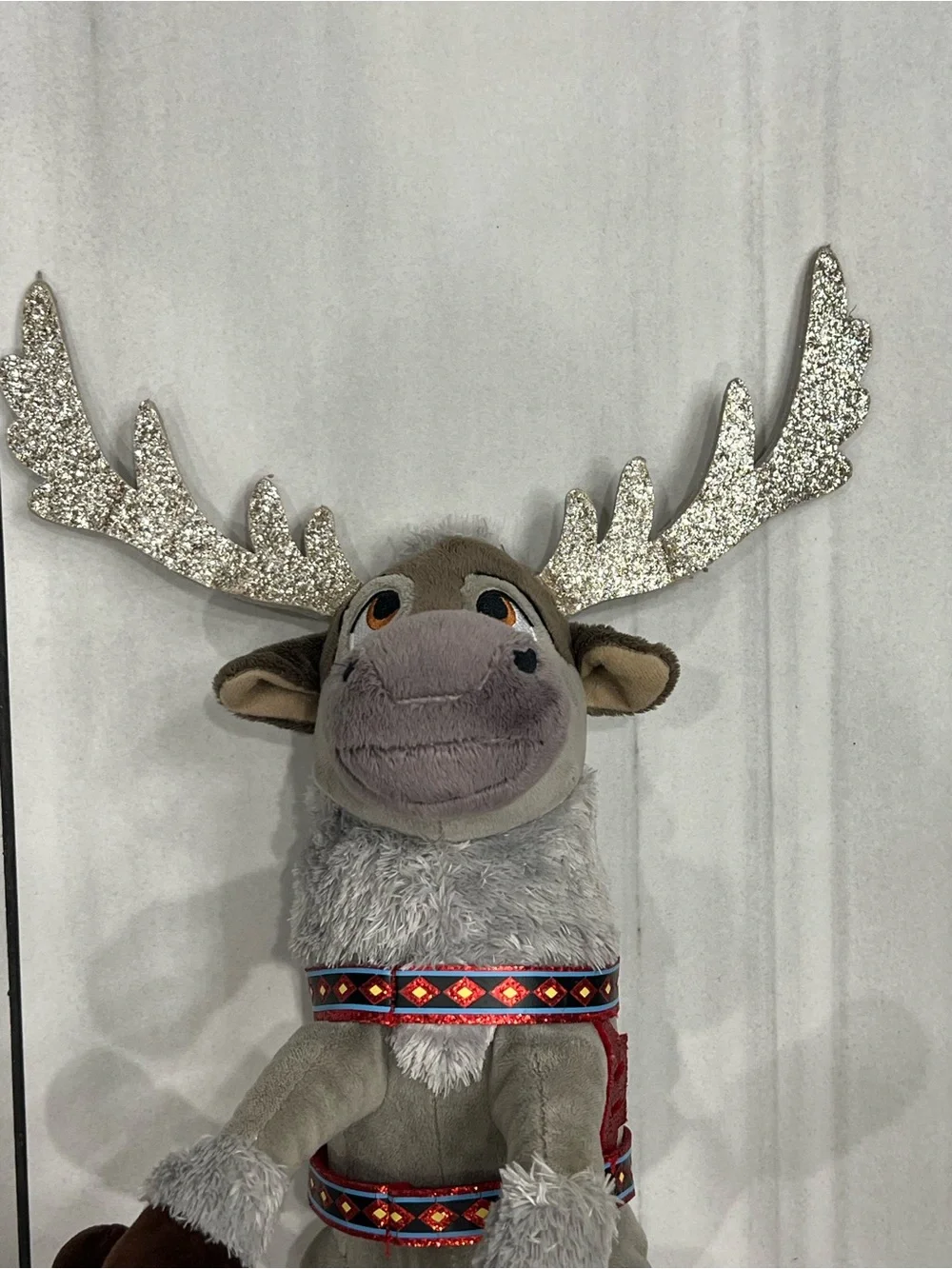 TY Sparkle Disney Frozen SVEN the Reindeer Gray Soft Beanie Baby 9” 2019